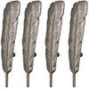 SCRTB 4Pcs Feather Drawer Knob Pull Handle Cabinet Drawer Pulls