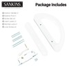SANKINS Sliding Patio Door Handle Pull Set with Mortise Lock,