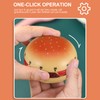 Cabilock Mechanical Kitchen Timer, Burger Shaped 60-Minute Wind Up Dial