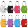 Tenbrachian 8 Pcs Combination Padlocks, Small Padlock for Suitcase Padlocks,