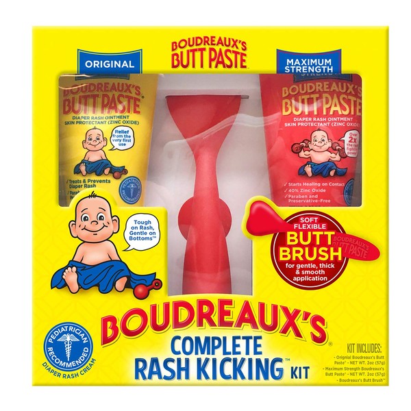 Boudreaux's Complete Rash Kicking Kit, Diaper Rash Ointment & Applicator