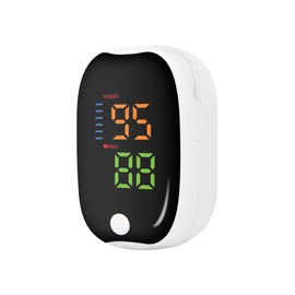 Oxygen Monitor Finger Adults - Fingertip Pulse Oximeter, LED Color Screen Oxygen Monitor, 3-5 Second Quick SpO2 and Heart Rate Measurement