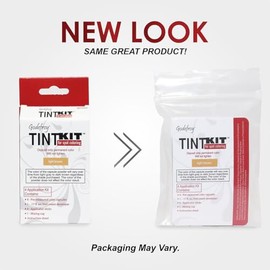 Kit de tinte Godefroy para cabello con cobertura total de canas, marrón claro, 4 Aplicaciones, retoque de raíces duradero para hombres y mujeres, cáps