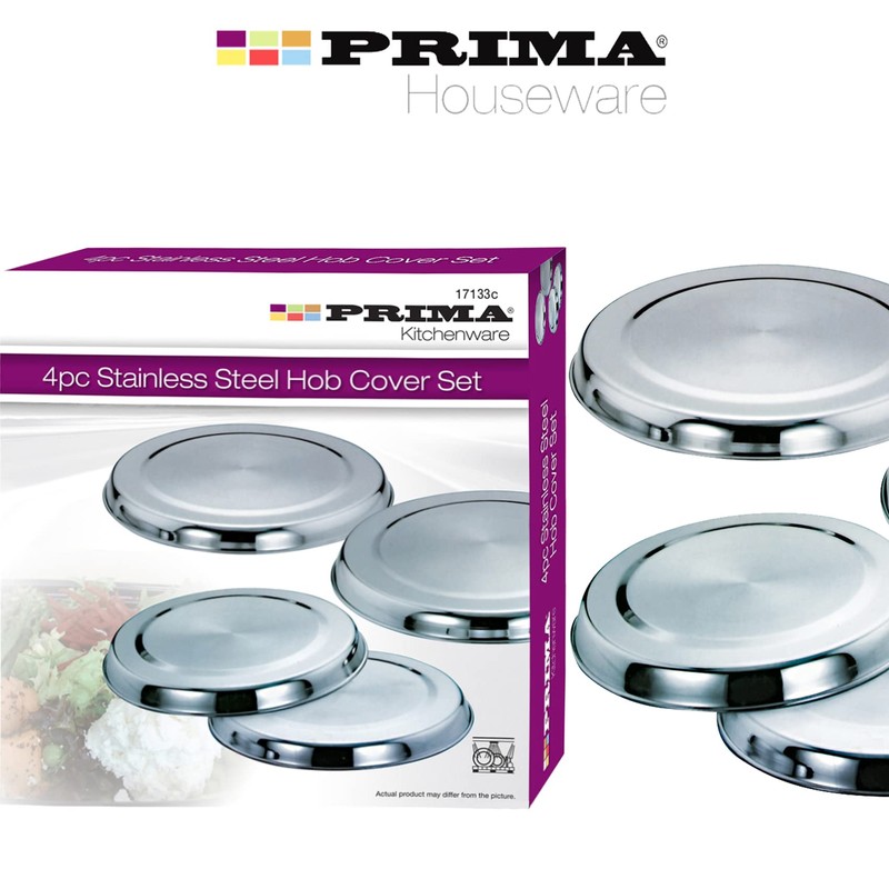 4 Pcs Stainless Steel Hob Cover Set | Stove |