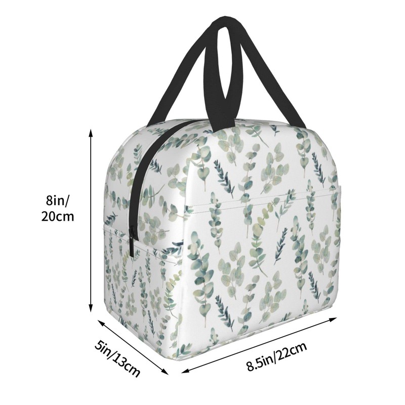 Hulnulnu Sage Insulated Lunch Bag Reusable Lunch Box Portable Cooler
