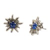 Alpenflüstern DOR033 Costume Stud Earrings Rhinestone Edelweiss Mini – Costume