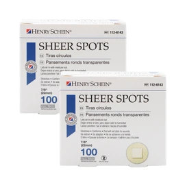Adhesive Sheer Spot Bandage 7/8" - 2 Boxes (100 Per Box)