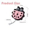 Cmetta 1 Pack Blue Ladybug Retractable Tape Measure, 1.5M /