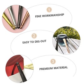 Ipetboom 5pcs Makeup Spatulas and Cream Applicators for Easy Application of and Eye Creams Lightweight Beauty Tool for DIY Cosmetic Products Travel Friendly Design