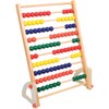 Constructive Playthings Giant Standing Wooden Abacus for Kids, Oversized Wood