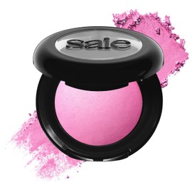Saie SuperSuede Baked Blush - Talc-Free Powder Blush for All Day Wear - Enriched with Plant-Derived Squalane + Glycerin to Help Moisturize Dry Skin - Bella (.01 Ounce)