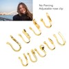 Artificial Nose Rings Fake Nose Rings Shiny Smooth Stainless Steel