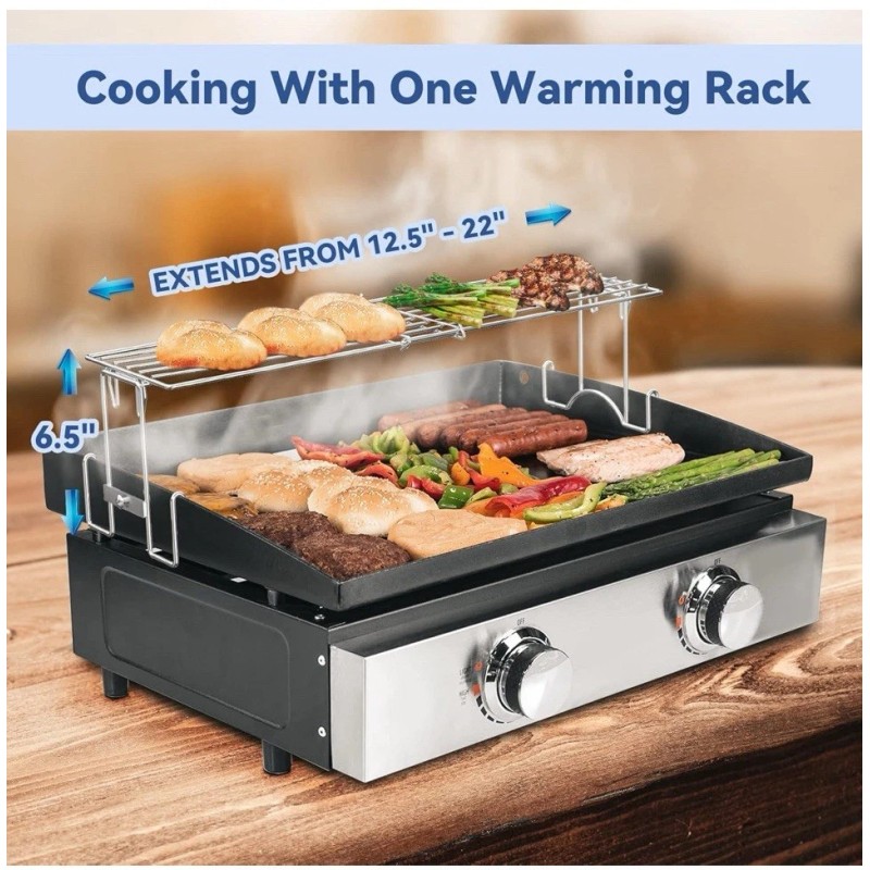 Denmay Warming Rack for 17" 22" 28" 36" Griddles, Universal