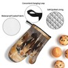 Asian Elephants Print Kitchen Baking 3 Piece Set, Scald Resistant