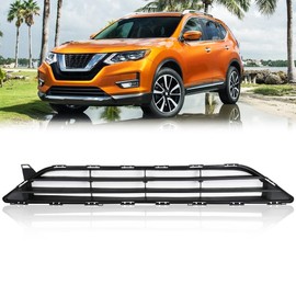 G-PLUS Front Bumper Grille Insert Compatible with Nissan Rogue 2017 2018 2019 Lower Radiator Hood Grill Assembly 622546FL0A