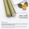 Pickood 10-Inch Tall Dripless Taper Candles Set of 4 -