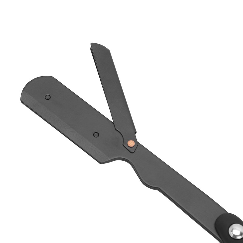 Men's Straight Edge Razor Stainless Steel Manual Razor for Barber