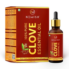 Generic Essential Oil 100% Pure, Undiluted, Natural & Organic for Skin, Hair, Pimples, Acne, T Zone & Underarm - High Potency Premium Essential Oil (Clove, 30 ml