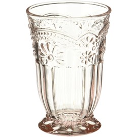 Abbott Collection Glass 27-Desiree/HB Pink Flower Highball