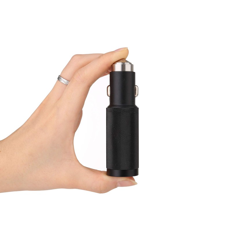 Realpower Car Charger with Torch and Emergency Hammer