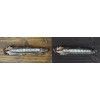 Ebros Gift 9" Long Rustic Faux Wood Branch With Crystals