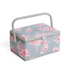 Hobbygift Groves Exclusive Print Collection: Sewing Box (M): Beautiful Bloom,