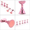 2 Set Acrylic Nail Art Holder Practice Display Stand Magnetic