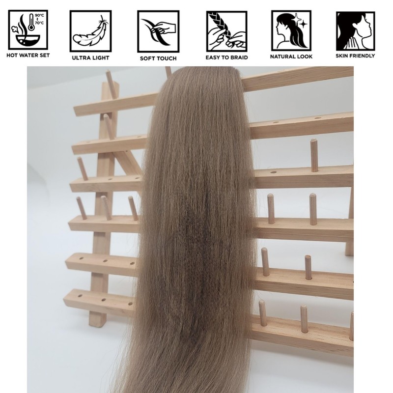 Chestnut Brown Braiding Hair Pre stretched Braiding Hair Extensions