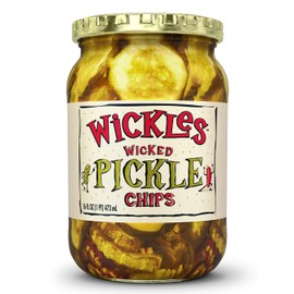 Wickles Wicked Sandwich & Snack Chips, 16 OZ (Pack of 6)