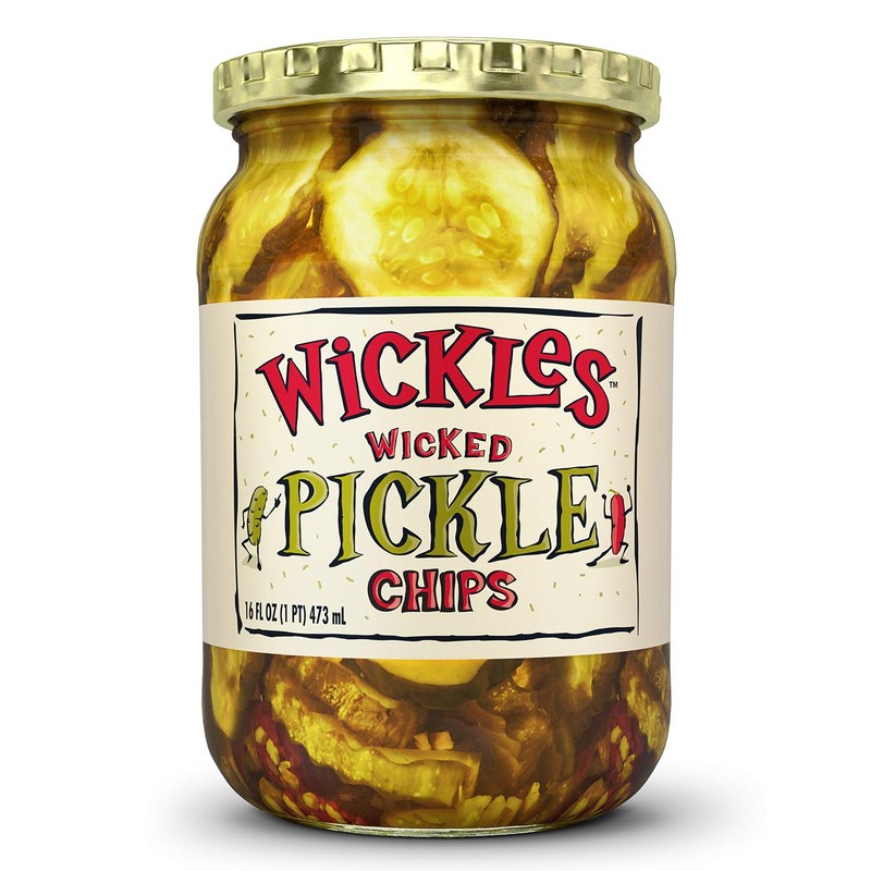 Wickles Wicked Sandwich & Snack Chips, 16 OZ (Pack of