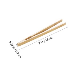 Toddmomy 4pcs Tweezers Wooden Fine Motor Skills Tweezers Tongs for Kids