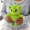 Alien Cat Plush, Green Alien Stuffed Animal Toy Cat Meme