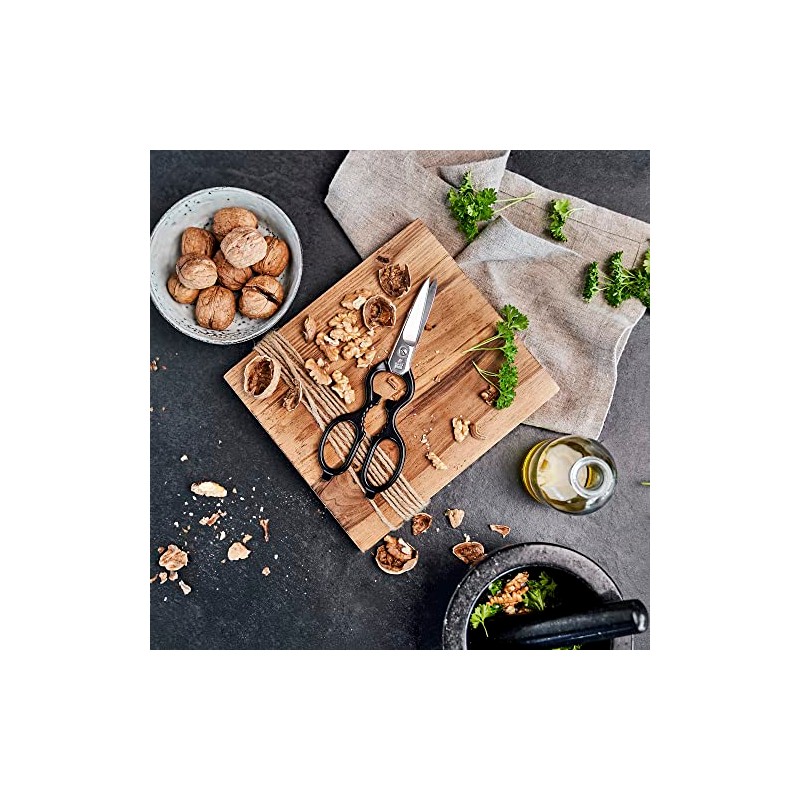 ZWILLING Forged Multi-Purpose Kitchen Shears - Black Handle