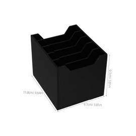 SHINEOFI Acrylic Slot Phone Organizer Box Multipurpose Cell Phone Storage for Desktop Office Classroom Space Saving Design for Efficient