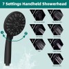 HIbbent 10” Rain Square Shower Head with Handheld Spray Combo