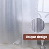 zokyer Clawfoot Tub Shower Curtain Wrap Around Round 180x70 Inch