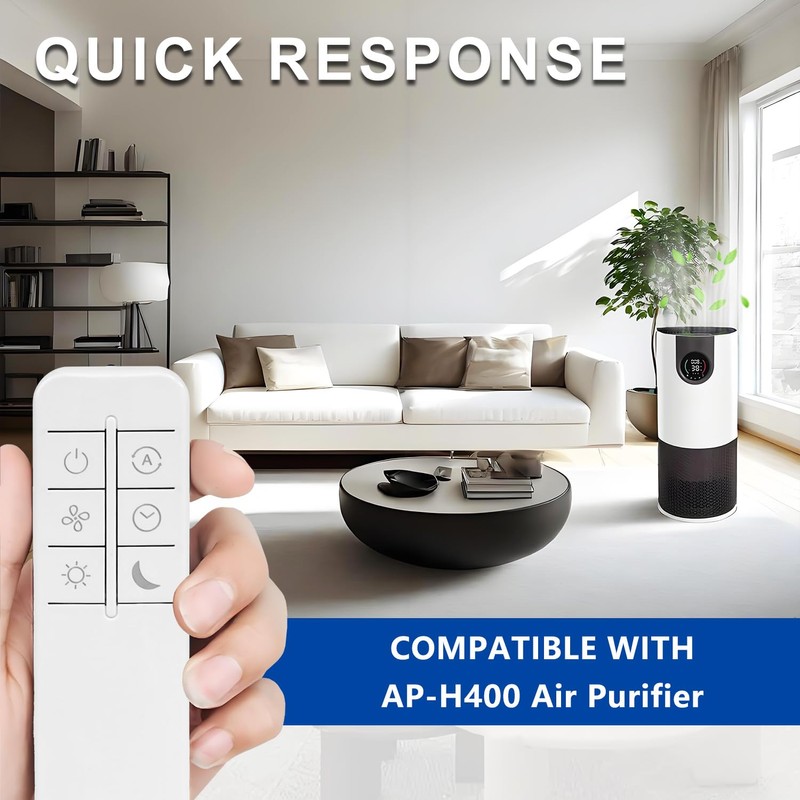 Molgoc Replacement Remote Contral for Air Purifier,Compatible with Homedics AP-H400