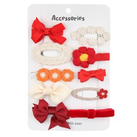 Hair Clips for Girls Baby Bows Hair Pins Flower Barrettes Hair Accessories for Baby Girls Infants Toddlers