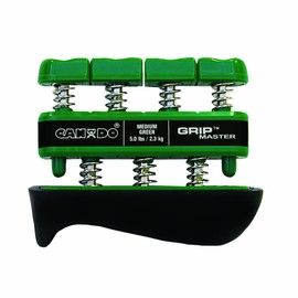 CanDo GripMaster Hand Exerciser, Green, Medium Tension