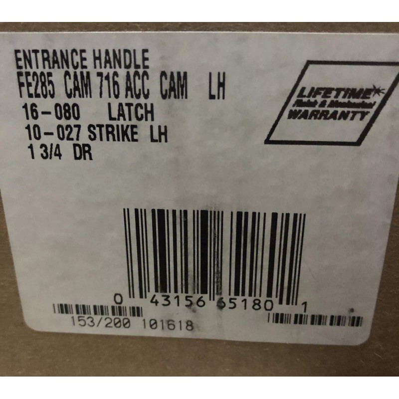 Schlage FE285 CAM ACC 716 CAM Camelot Handleset Interior Lever