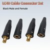 LZXQYMX LC-40 Welding Cable Connector Set (1 Male + 1