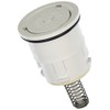 A&A Manufacturing 236671 G2 Series 2 White Adjustable Flow Pop-Up
