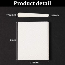 14 Pieces Door Corner Seal Exterior Door Jamb Frame Seal Door Draft Stopper with Adhesive for Weather Stripping and Draft Protection Foam Corner Seal (White)