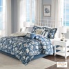 Madison Park Cape Cod Comforter Set, Queen(90"x90"), Blue