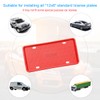 YALOK Silicone License Plate Frame with Drainage Holes, Universal US