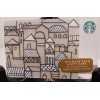 STARBUCKS CARD 2014 " HOLIDAY VILLAGE " CUTE CARD~VHTF~GREA