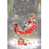 Cherry Orchard 'Auntie and Uncle' Christmas Card, Artistic Sleigh design
