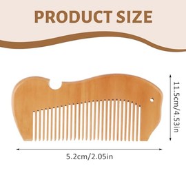 Nogeqi Wooden Birth Comb, Wooden Comb for Pregnant Women to Relieve Pregnancy Pain