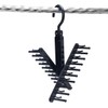 Upgraded 2 PCS Adjustable 20 Tie Rack Holder, 360° Rotating