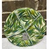 Tommy Bahama Green Blue Tropical Palm Leaves MELAMINE Dinner Plates